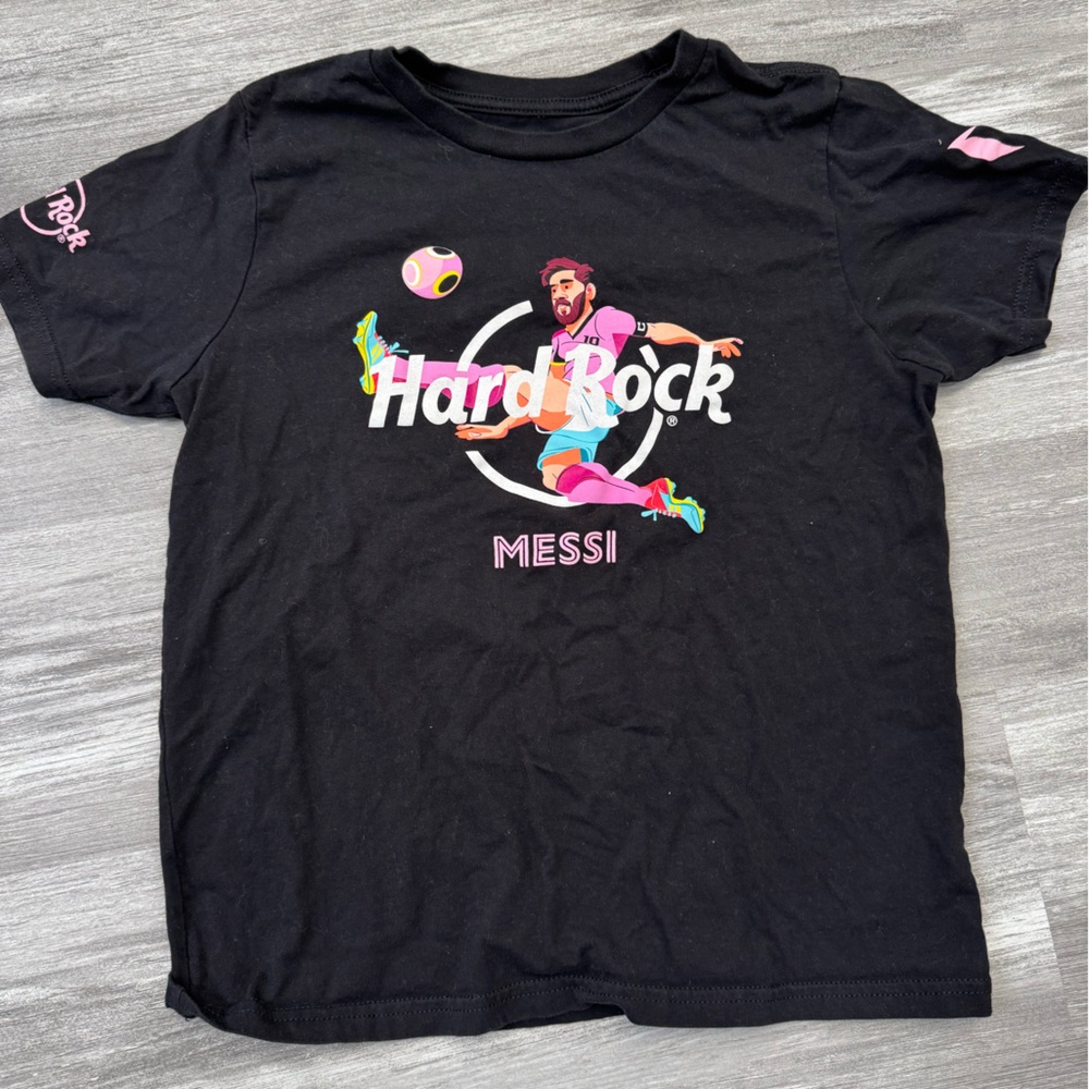 Black Hard Rock Messi T-Shirt